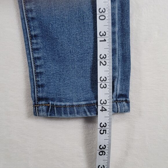 ASHLEY MASON Blue Skinny Girl's Junior Jeans Size 3 Dark Wash Stretch Denim - Picture 9 of 9